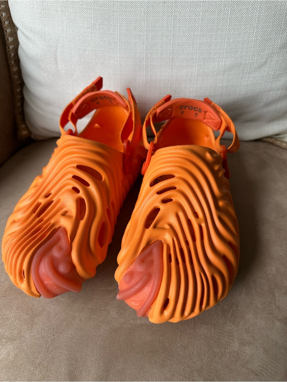Salehe Bembury x Crocs Pollex Clog Cobbler Orange Sorbe - Picture 6 of 13